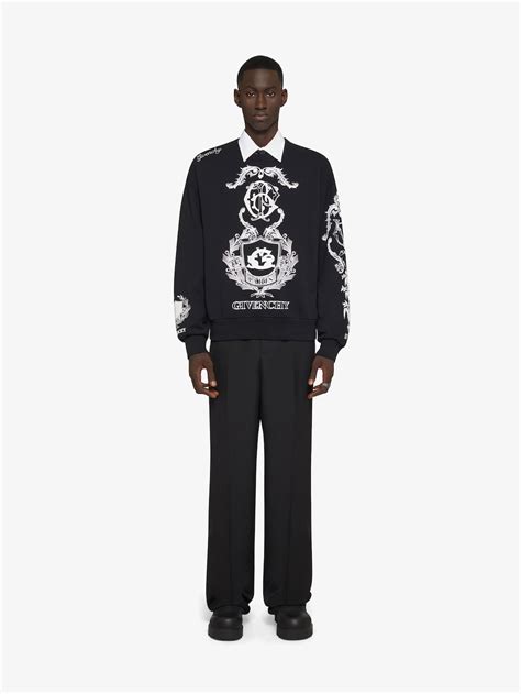 givenchy pullover grün|givenchy crest sweatshirt.